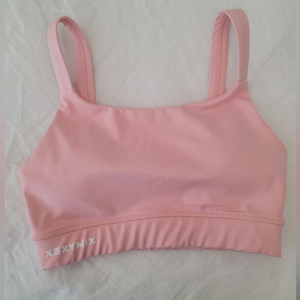 XEXYMIX - High Flexy Bra Top in Pinky Peach